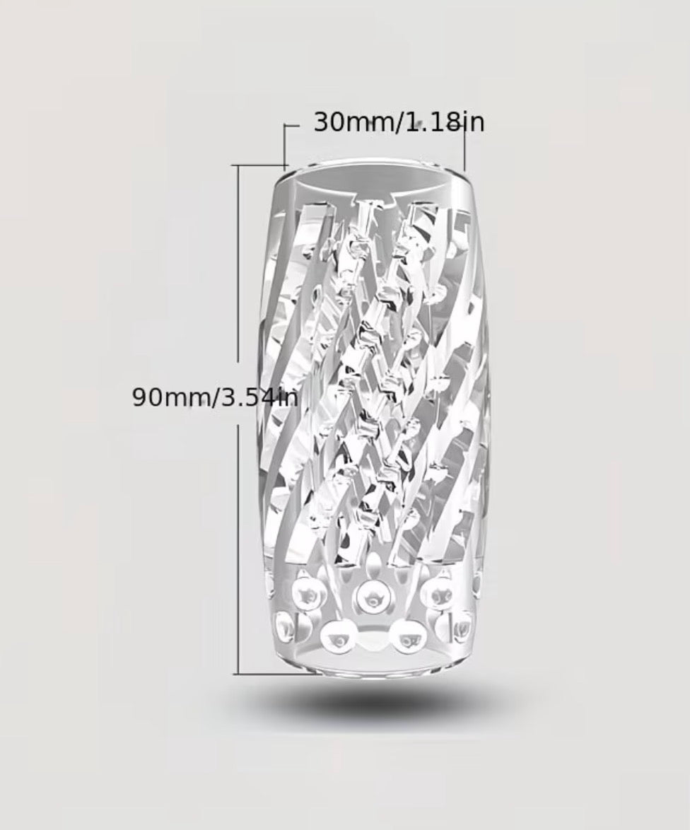 Portable male masturbation cup